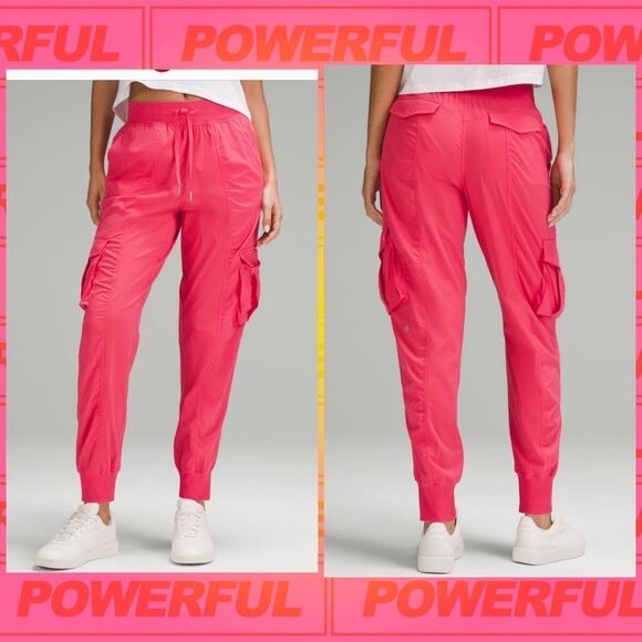 Lululemon Dance Studio Relaxed-Fit Mid-Rise Cargo Jogger Glaze pink‎ XL NWT - Picture 8 of 8
